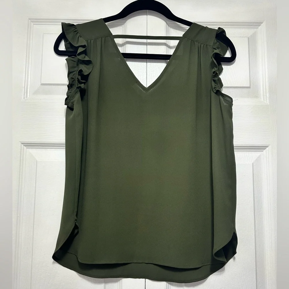 Loft Ruffle Sleeve Top - Picture 5 of 9